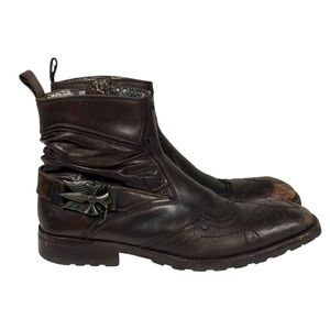 Mark Nason Brown Leather Boots Men's Sz‎ 7.5
